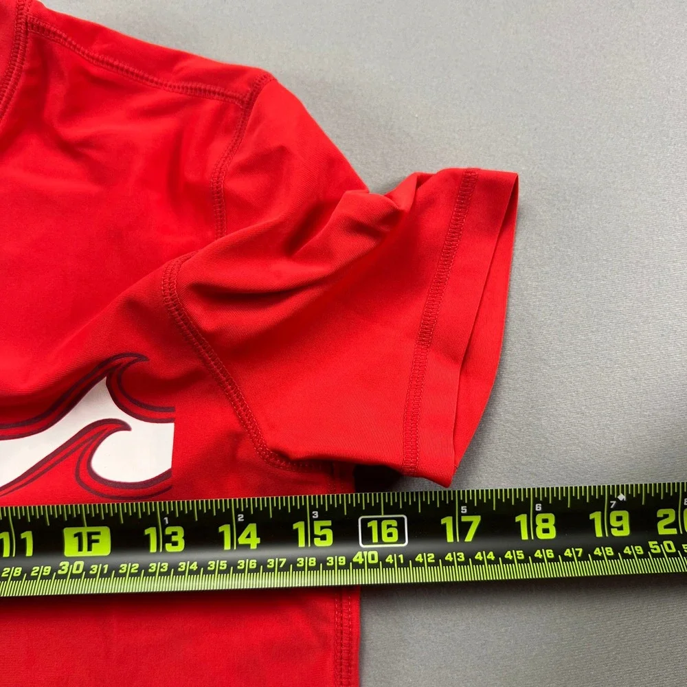 Gap T Shirt Boys 10 Red Wave Graphic Stretch Short Sleeve Crew Neck Everydaywear